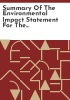 Summary_of_the_environmental_impact_statement_for_the_proposed_Cooke_City_area_mineral_withdrawal