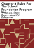 Chapter_8_rules_for_the_School_Foundation_Program_for_Wyoming_public_schools