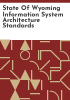 State_of_Wyoming_information_system_architecture_standards