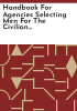 Handbook_for_agencies_selecting_men_for_the_Civilian_Conservation_Corps