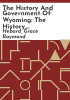 The_history_and_government_of_Wyoming