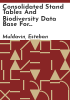 Consolidated_stand_tables_and_biodiversity_data_base_for_Southwestern_forest_habitat_types