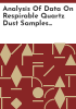 Analysis_of_data_on_respirable_quartz_dust_samples_collected_in_metal_and_nonmetal_mines_and_mills