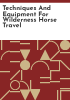 Techniques_and_equipment_for_wilderness_horse_travel