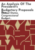 An_analysis_of_the_President_s_budgetary_proposals_for_fiscal_year