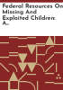 Federal_resources_on_missing_and_exploited_children