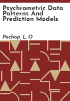 Psychrometric_data_patterns_and_prediction_models