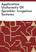Application_uniformity_of_sprinkler_irrigation_systems