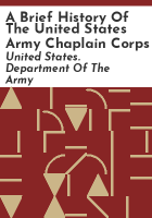 A_brief_history_of_the_United_States_Army_Chaplain_Corps