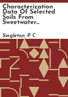 Characterization_data_of_selected_soils_from_Sweetwater_and_Fremont_Counties__Wyoming