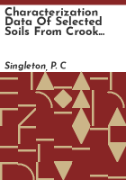 Characterization_data_of_selected_soils_from_Crook_County__Wyoming