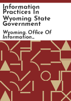 Information_practices_in_Wyoming_State_government
