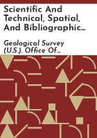 Scientific_and_technical__spatial__and_bibliographic_data_bases_of_the_U_S__Geological_survey