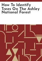 How_to_identify_trees_on_the_Ashley_National_Forest