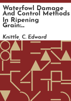 Waterfowl_damage_and_control_methods_in_ripening_grain