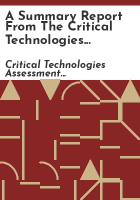 A_Summary_report_from_the_Critical_Technologies_Assessment_Group