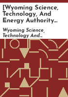 _Wyoming_Science__Technology__and_Energy_Authority_annual_report_