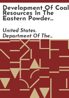 Development_of_coal_resources_in_the_Eastern_Powder_River_Coal_Basin_of_Wyoming